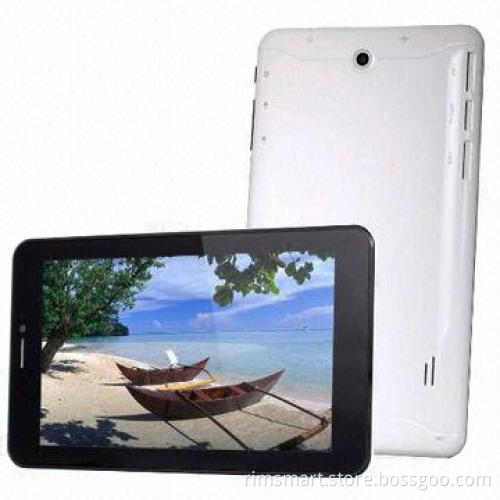 Dual SIM Card Phone Call 7-inch Android Tablet PC with 512MB RAM, 4GB ROM